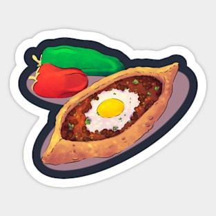 Turrkish food Watercolor Sticker